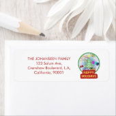 Happy Holidays Bold Typografy Red and White Fun (Insitu)