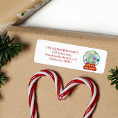 Happy Holidays Bold Typografy Red and White Fun