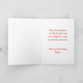 Happy Holidays Boss Card Feiertagskarte (Innenseite)