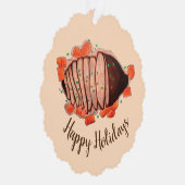 Happy Holidays Braised Beef Brisket Jüdische Küche Ornament Karte (Rechts)