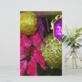 Happy Holidays_ Briefpapier (Stehend Vorderseite)