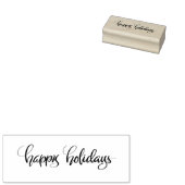Happy Holidays Brush Letting Gummistempel (Stempel)