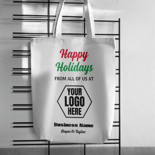 Happy Holidays Business Promotions Weihnachtsgesch Tragetasche