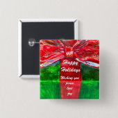 Happy Holidays_ Button (Vorne & Hinten)