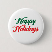 HAPPY HOLIDAYS BUTTON (Vorderseite)