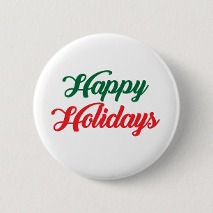 HAPPY HOLIDAYS BUTTON