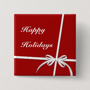 Happy Holidays Button