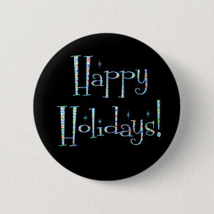 Happy Holidays Button