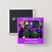 Happy Holidays_ Button (Vorne & Hinten)