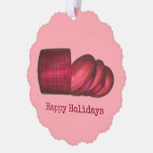 Happy Holidays Canned Cranberry Sauce Erntedank Ornament Karte (Links)