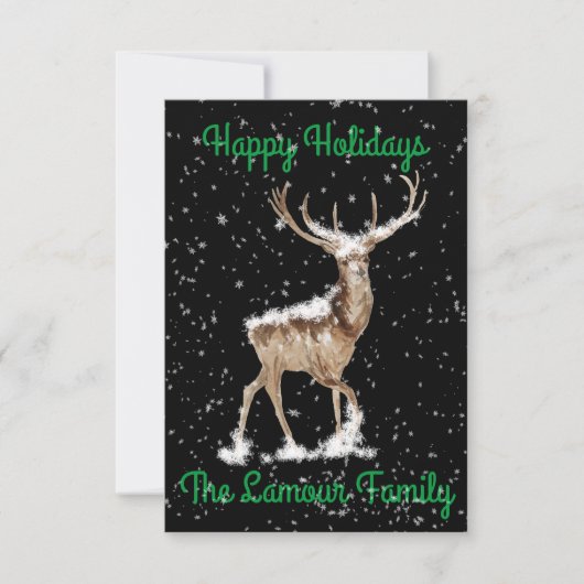 Happy Holidays Card (Vorderseite)