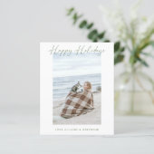 Happy Holidays Card (Stehend Vorderseite)
