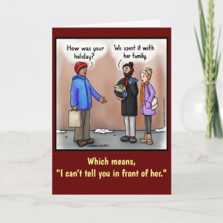 Happy Holidays Card Feiertagskarte