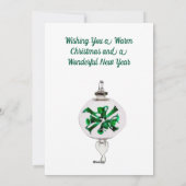 Happy Holidays Card Feiertagskarte (Rückseite)