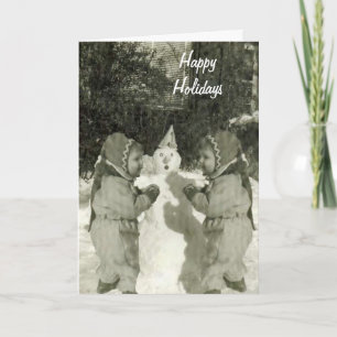 Happy Holidays Card Feiertagskarte