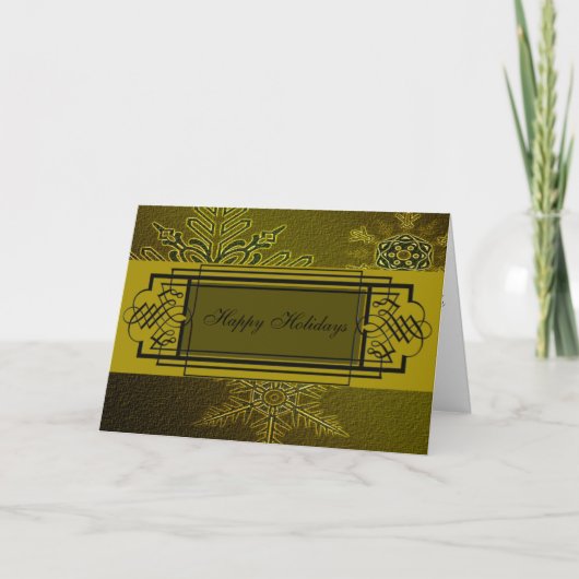 Happy Holidays Card Feiertagskarte (Vorderseite)