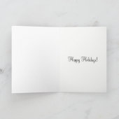 Happy Holidays Card Feiertagskarte (Innenseite)