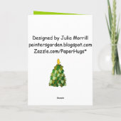 Happy Holidays Card Feiertagskarte (Rückseite)