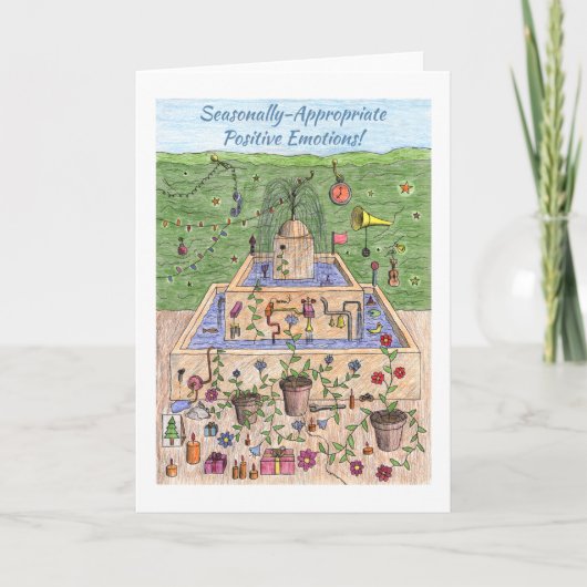 Happy Holidays Card Feiertagskarte (Vorderseite)