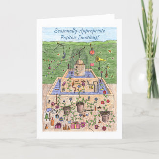 Happy Holidays Card Feiertagskarte