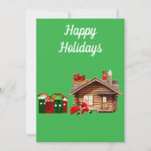 Happy Holidays Card Feiertagskarte (Vorderseite)