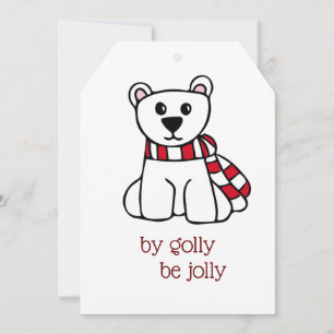 Happy Holidays Card Polar Bear Feiertagskarte