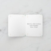 Happy Holidays Card, Weihnachten wieder großartig Dankeskarte (Innenseite)
