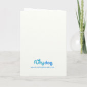 Happy Holidays Card with Australian Shepherd Karte (Rückseite)