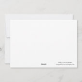 Happy Holidays Cardinal in Snow Feiertagskarte (Rückseite)