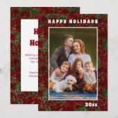 Happy Holidays Chic Festivals Weihnachten Familie  (Vorne/Hinten)