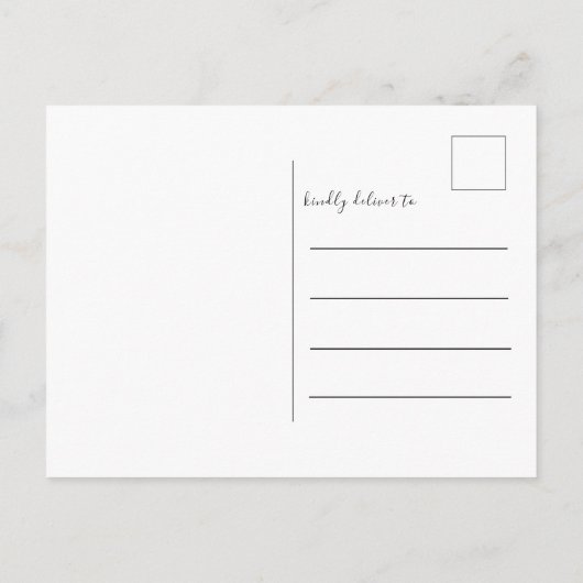 Happy Holidays Chic Imitats Gold Foto Weihnachten Postkarte (Rückseite)