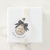 Happy Holidays Christmas Bauble Geschenkanhänger (Beispiel)