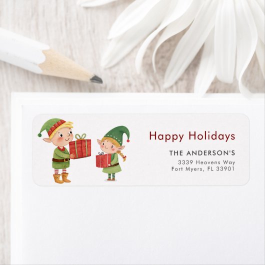 Happy Holidays Christmas Elfs Mischief (Insitu)