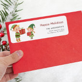 Happy Holidays Christmas Elfs Mischief