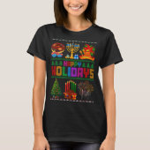 Happy Holidays Christmas Hanukkah Kwanzaa Happy Ne T-Shirt (Vorderseite)