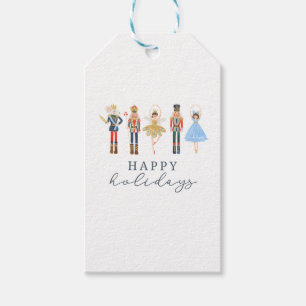 Happy Holidays Christmas Nutcracker Ballet Geschenkanhänger