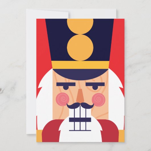 HAPPY HOLIDAYS | Christmas Nutcracker Feiertagskarte (Vorderseite)
