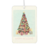 Happy Holidays. Christmas Tree Autolufterfrischer (Vorderseite)