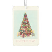 Happy Holidays. Christmas Tree Autolufterfrischer (Rückseite)