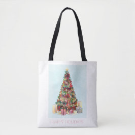 Happy Holidays. Christmas Tree Tasche