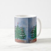 Happy Holidays Christmas Tree Tasse (VorderseiteRechts)