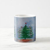 Happy Holidays Christmas Tree Tasse (Mittel)