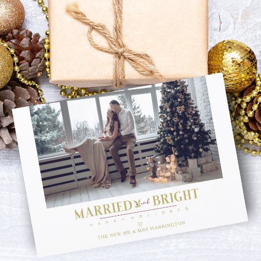 Happy Holidays Christmas Verheiratet & Merry Newly