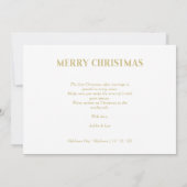 Happy Holidays Christmas Verheiratet & Merry Newly (Rückseite)