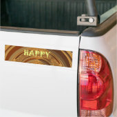 Happy Holidays Circle Art Print/Design Autoaufkleber (Auf Lkw)