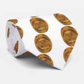 Happy Holidays Circle Art Print/Design Krawatte (Gerollt)