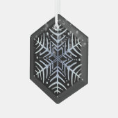 Happy Holidays Classic Vintag Ornament Aus Glas (Vorderseite Links)