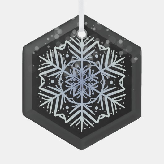 Happy Holidays Classic Vintag Ornament Aus Glas (Vorderseite)