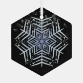 Happy Holidays Classic Vintag Ornament Aus Glas (Rückseite)