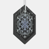 Happy Holidays Classic Vintag Ornament Aus Glas (Vorderseite Rechts)